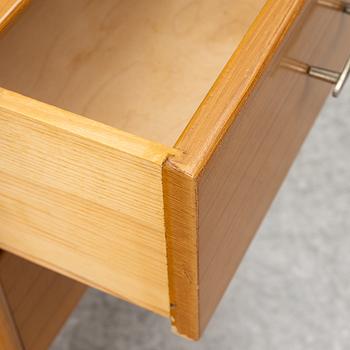 Bedside tables, a pair, mid-20th century.