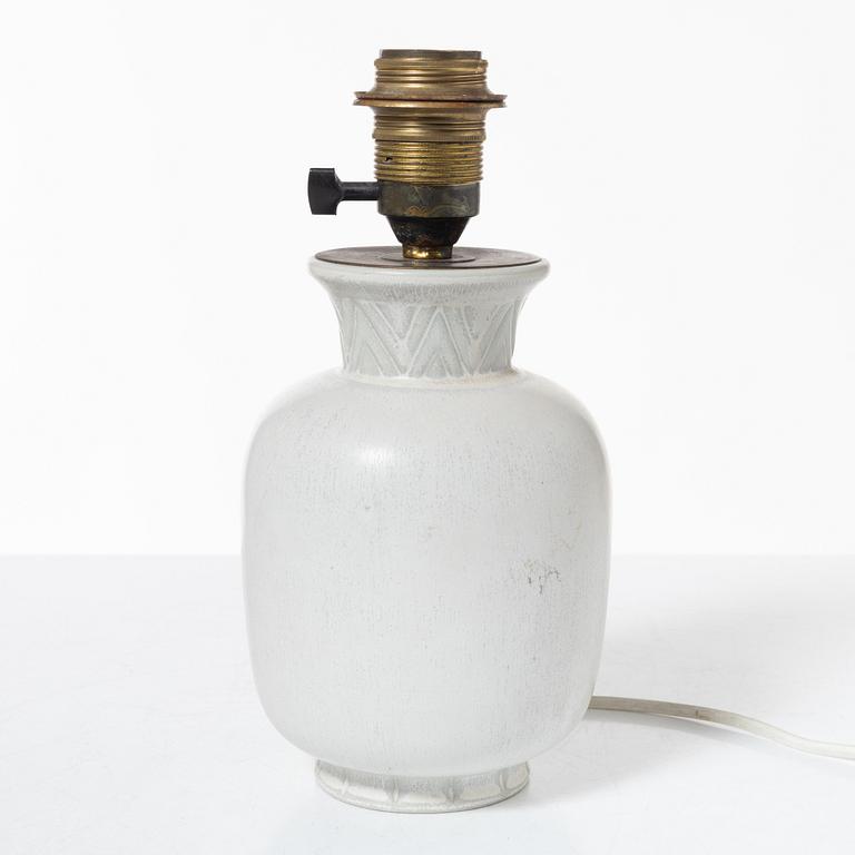 Gunnar Nylund, a stoneware tablelamp, Rörstrand.