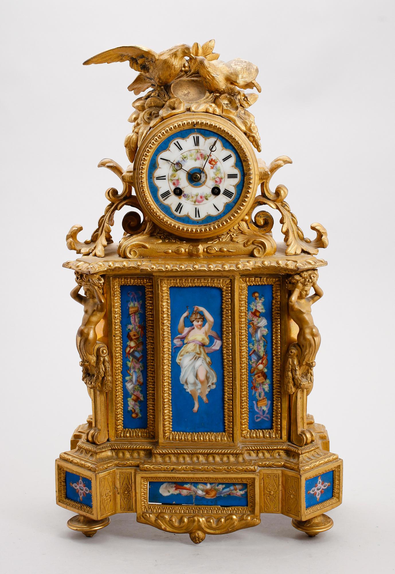 BORDSPENDYL, Louis XVI-stil, Frankrike, sent 1800-tal.