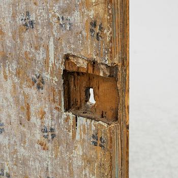 Corner cabinet. Folk art. 19th century.