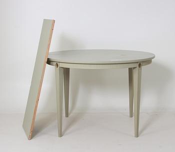 MATSALSMÖBLEMANG, 8 delar, gustaviansk stil.