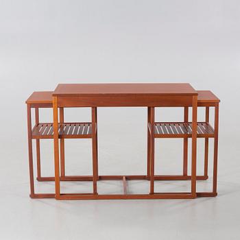 CARL MALMSTEN, satsbord, 3 delar, "Släden", Åfors Möbelfabrik, JUbileumsmodell, nr 396, 1988.