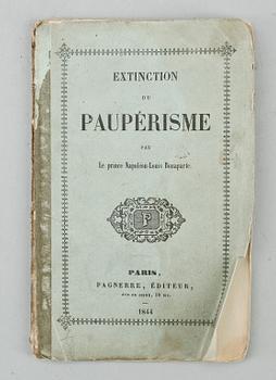 BOK, "Extinction du Paupérisme" av Napoleon III, Paris 1844.