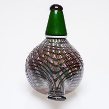 FIGURIN, glas, signerad och numrerad, O. Toikka Nuutajärvi 325/2000.