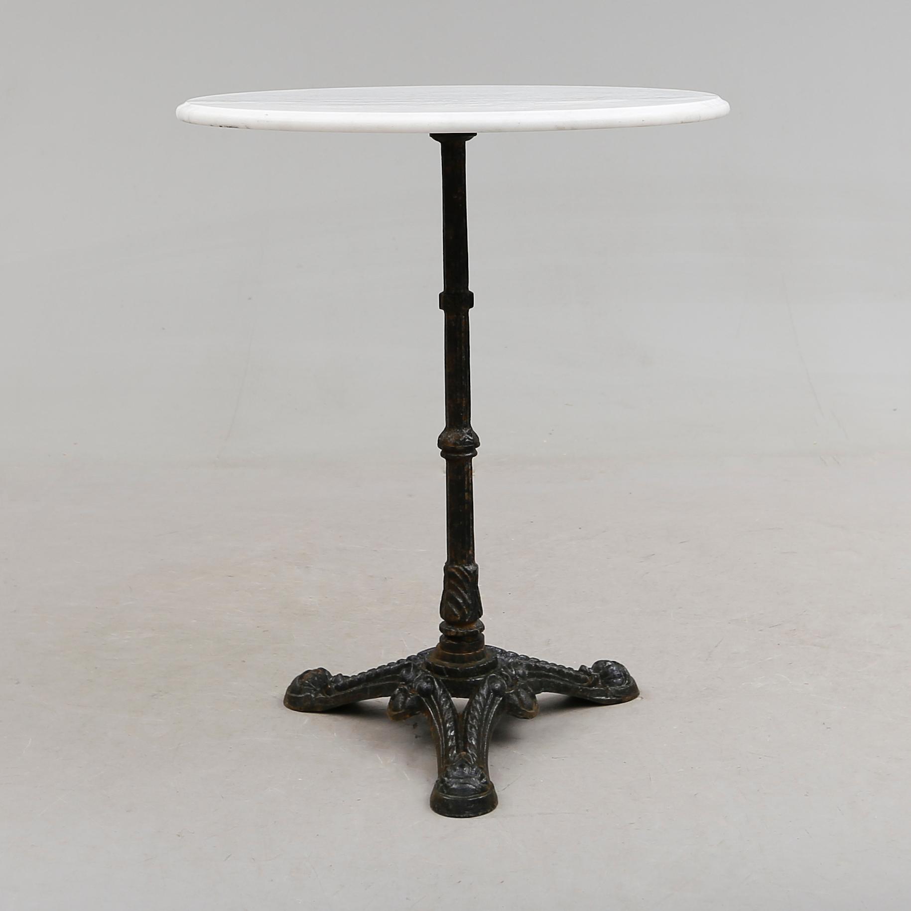 TRÄDGÅRDSBORD, 1900-talets andra hälft.