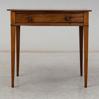 An English table, 19th century.