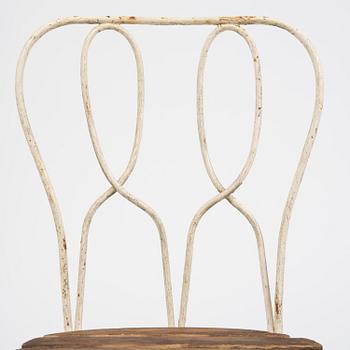 Hans Bergström, a five-piece garden furniture set, ateljé Lyktan, Åhus, 1940s-50s.