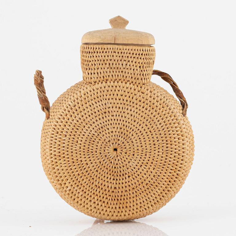 A flask of  birch root. unsigned.