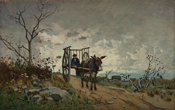 663. Carl Larsson, "Åsnekärra i Barbizon".