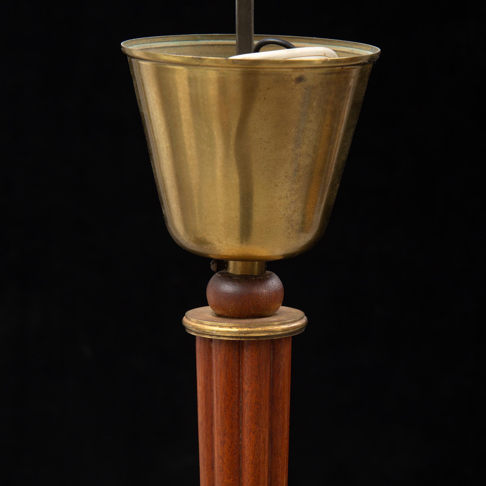 CARL FAGERLUND, taklampa, Orrefors, 1900-talets mitt.