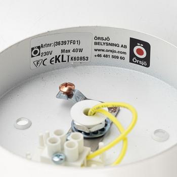 A set of three wall lamps, by Jonas Bohlin, "Star", Örsjö Lighting.