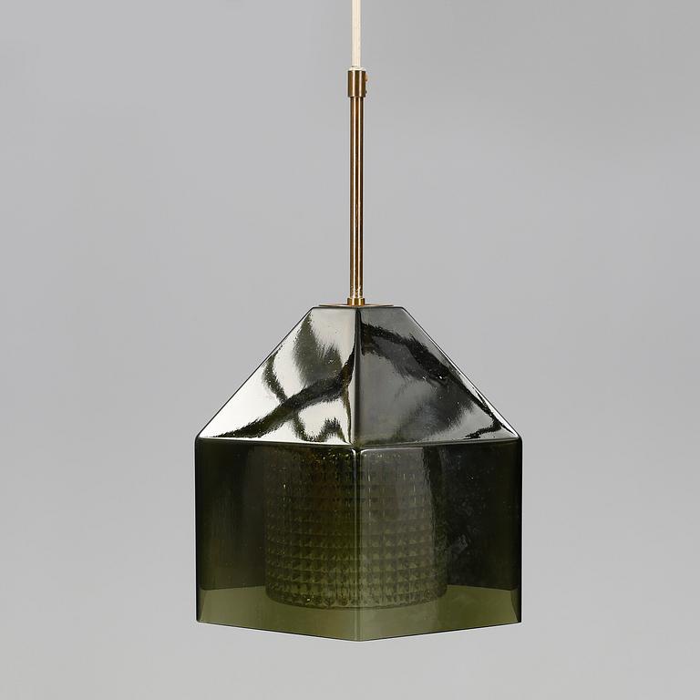 TAKLAMPA, Carl Fagerlund, Orrefors, 1960-tal.