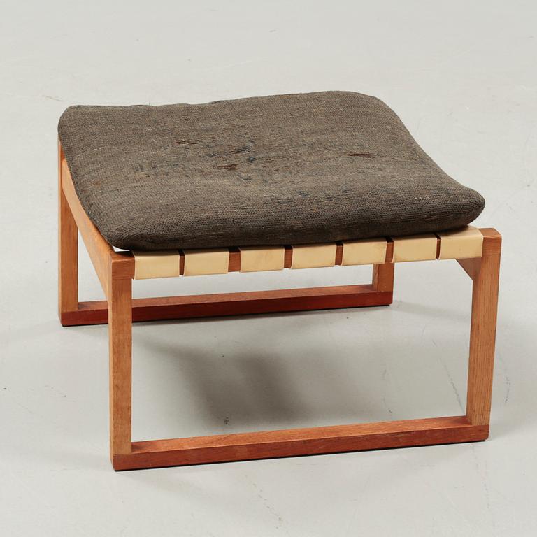 A 1960s stool, model 2248, designed by Børge Mogensen for Fredericia Stolefabrik.