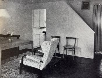 Kooperativa Förbundets Arkitektkontor, a pair of armchairs, executed by Gemla, Diö, 1930s.