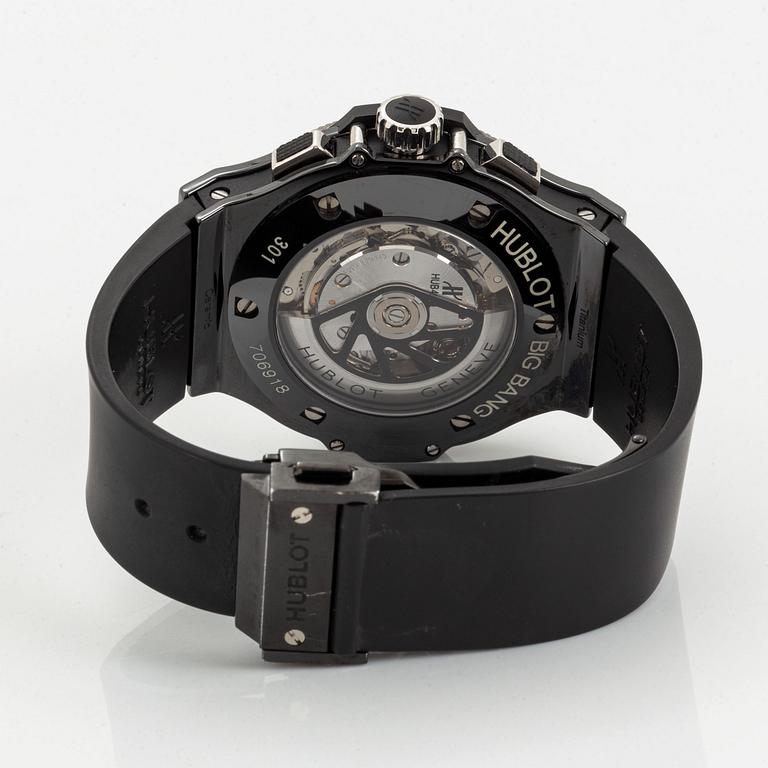 Hublot, Big Bang Ice, chronograph, wristwatch, 44 mm.