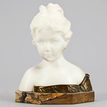 OKÄND KONSTNÄR, alabaster, märkt Gino, 1800/1900-tal.