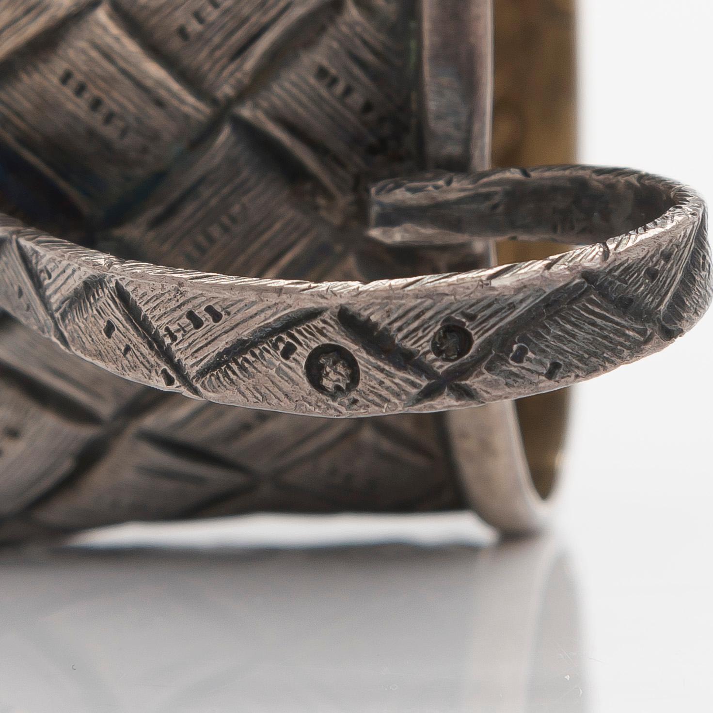 A silver charka, St. Petersburg 1890.