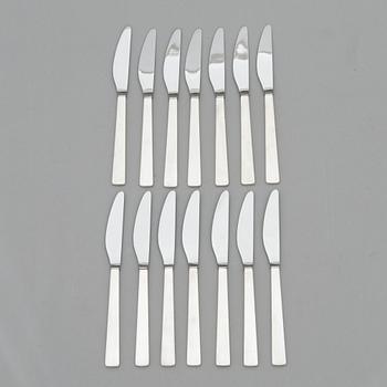 Bertel Gardberg, a 157-piece set of "Birgitta" sterling silver cutlery,  Kultateollisuus, Turku, Finland 1991-2001.