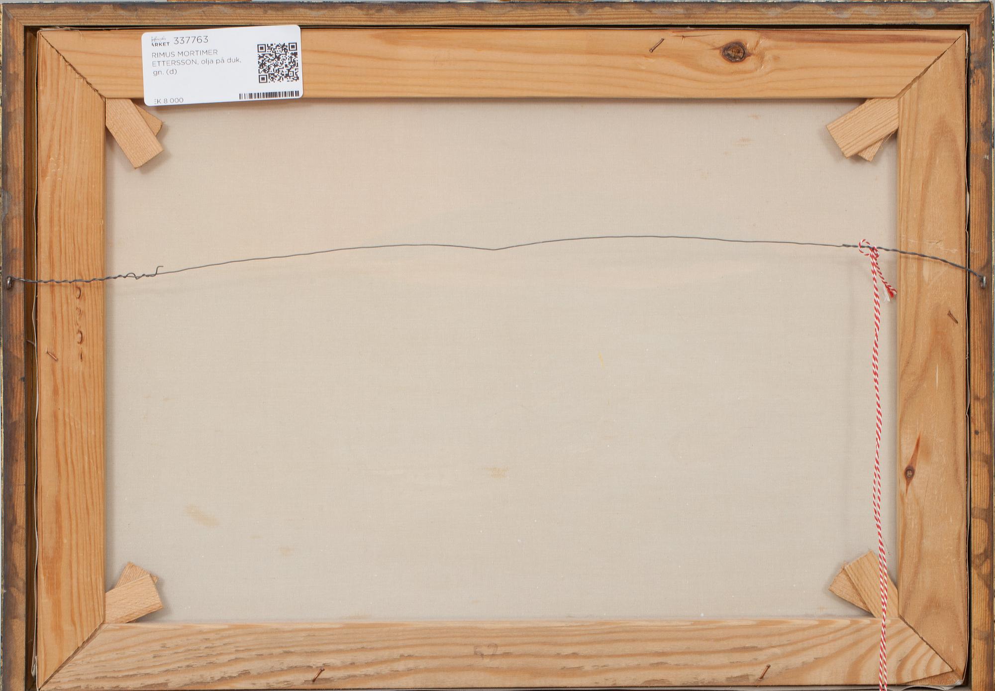 PRIMUS MORTIMER PETTERSSON, olja på duk, sign.