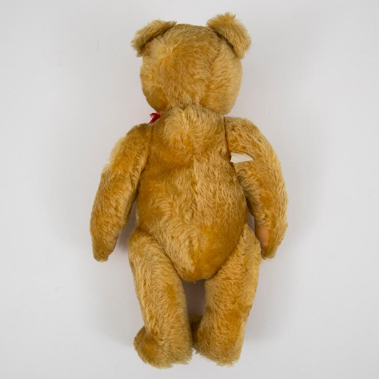 A Steiff teddybear, US zone, Germany, 1950s.