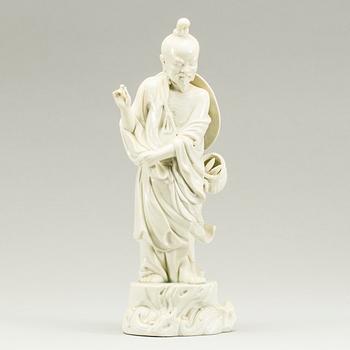 FIGURIN, porslin, blanc de chine, Kina, 1900-tal.