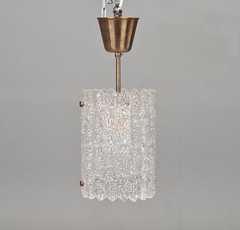 TAKLAMPOR, ett par. Carl Fagerlund, Orrefors. 1900-talets andra hälft.