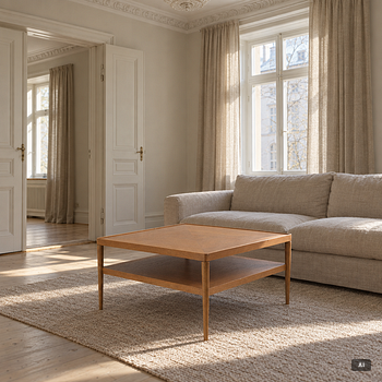 A coffee table, "Stockholm", IKEA.