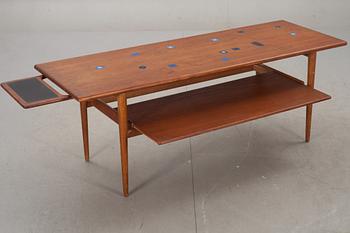 SOFFBORD, teak, troligen Danmark, 1960-tal.