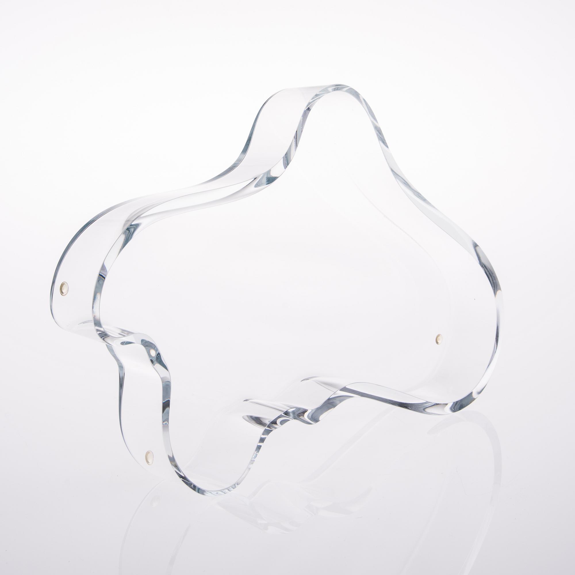 SKÅL, glas, signerad Alvar Aalto 393/1997, Iittala.