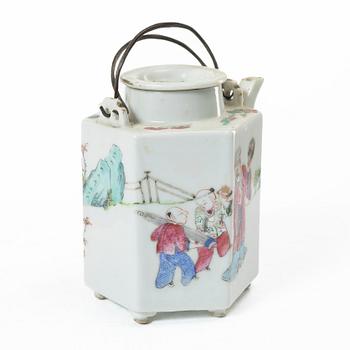 Servisdelar, 6 st, porslin, Kina, 1900-talets början.