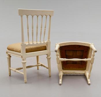 STOLAR, 1 par, gustavianska, 1700-talets slut.