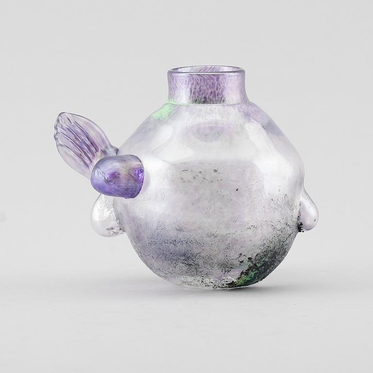 VAS, glas, Unik, Bertil Vallien, Kosta Boda, signerad.