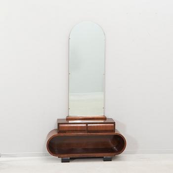 Dressing table with mirror Art Deco first half of the 20th century.