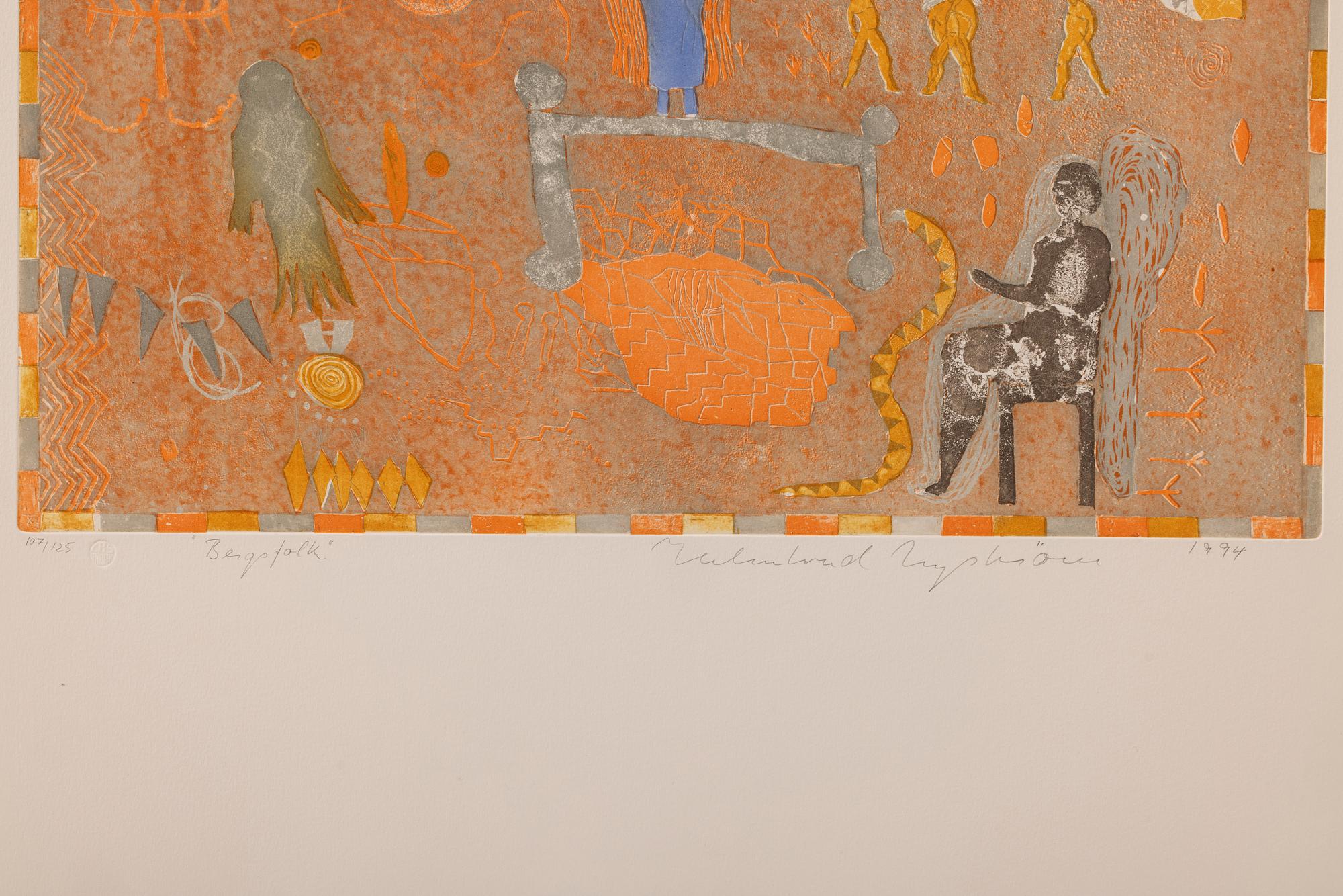 Helmtrud Nyström, Etchings, 3 pcs.