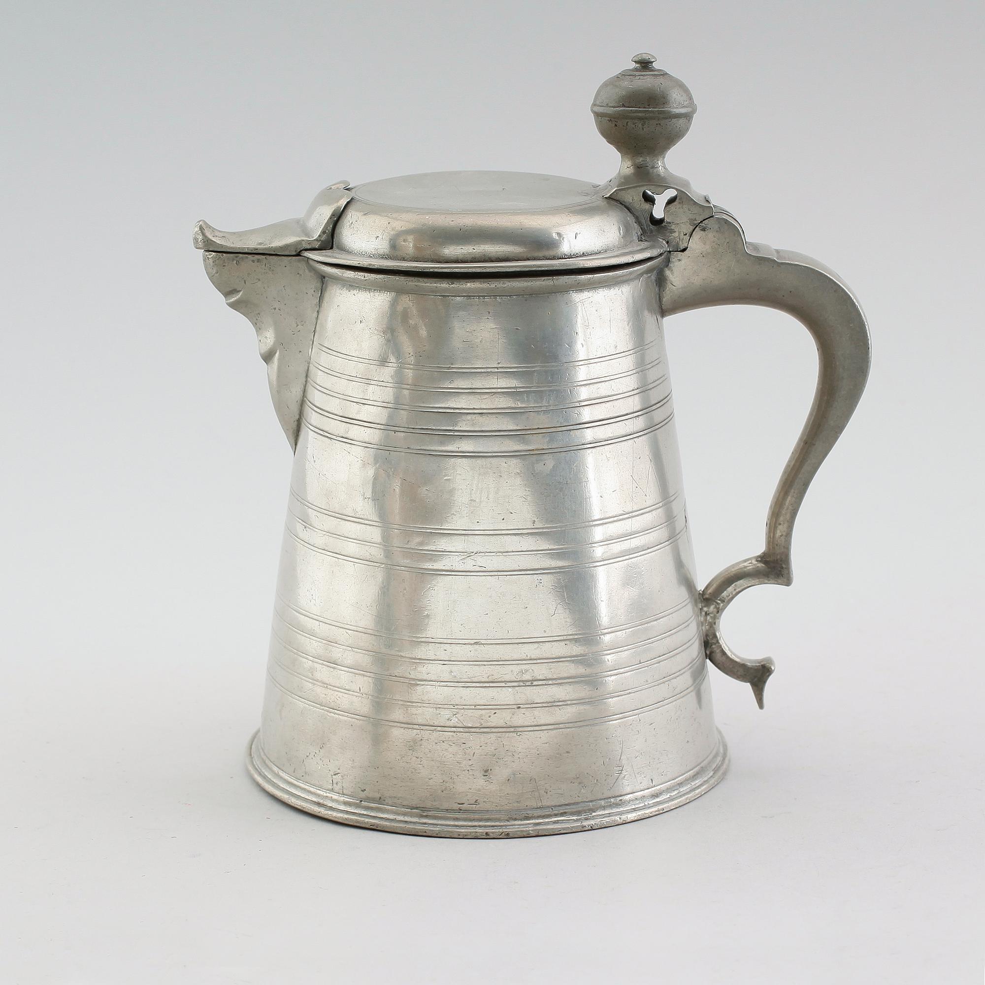KANNA, tenn, otydliga svenska stämplar, 1796.