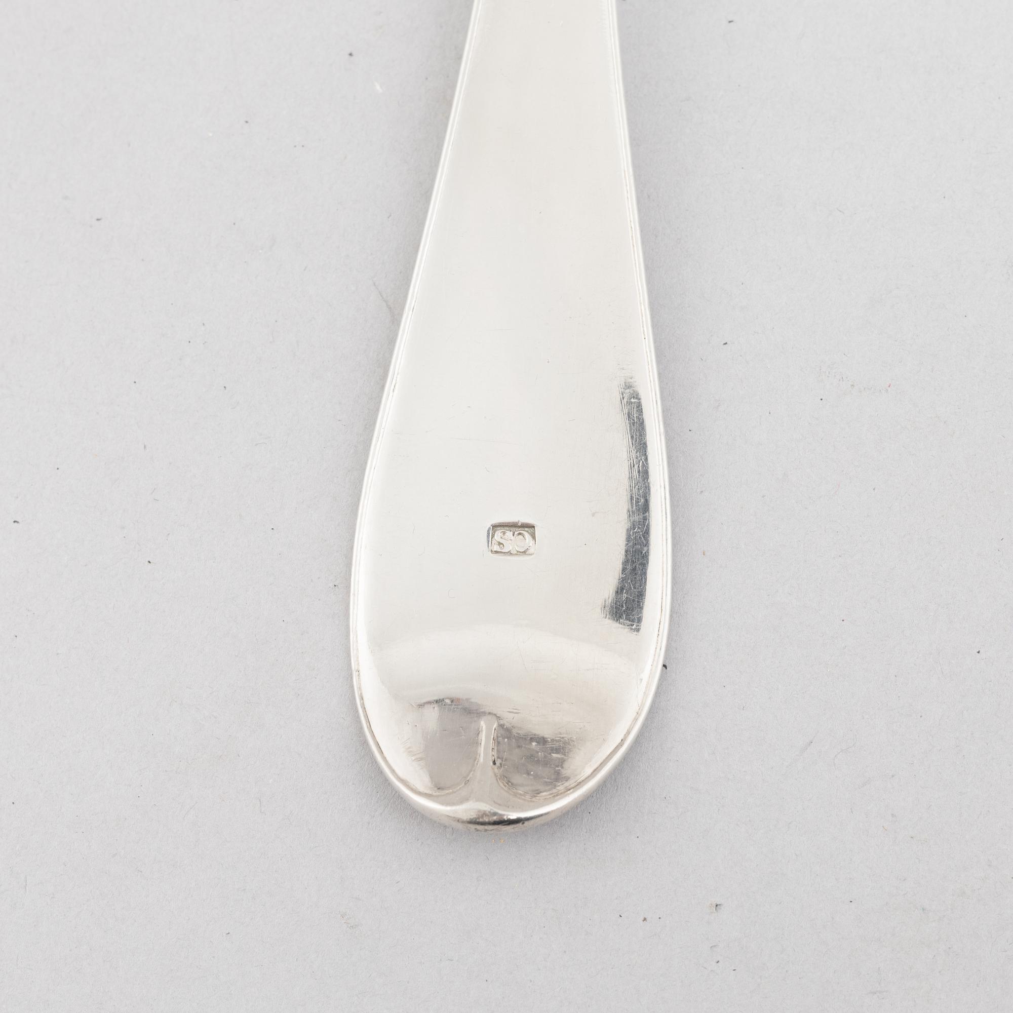 Sopplev, silver, Petter Eneroth, Stockholm 1803.