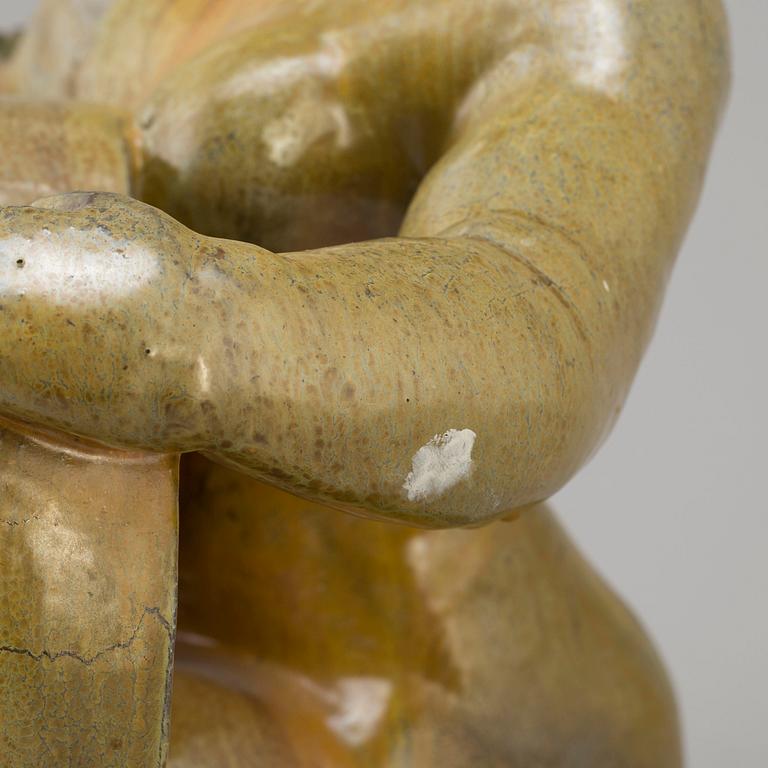 ALLAN EBELING, a sculpture, earthenware, signed A Ebeling and dated 1935.