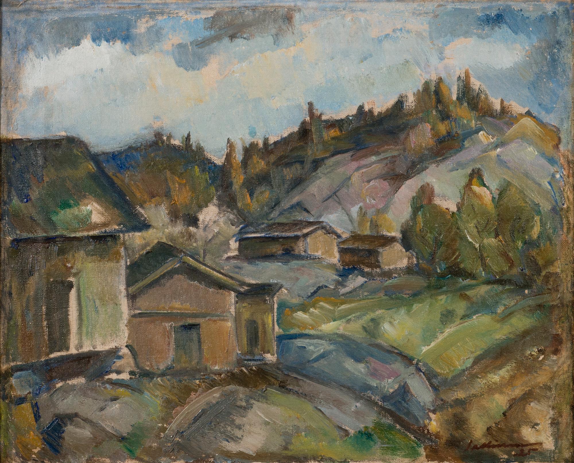 TYKO SALLINEN TAULU ÖLJY, oil on canvas, signed and dated -25.