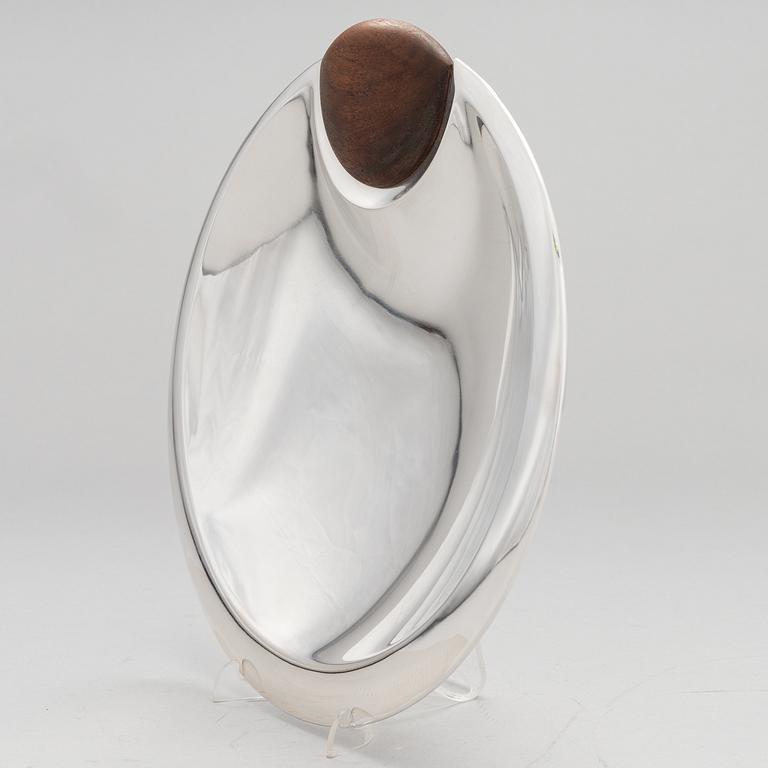 TAPIO WIRKKALA, FAT, "TW3", silver och teak, Kultakeskus, Tavastehus 1978.