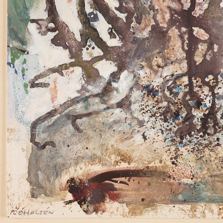 CO Hultén, gouache, signerad och utförd 1946.