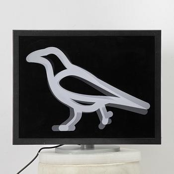 Julian Opie, "Crow walking", 2018.