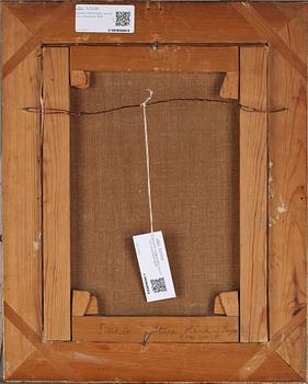 OKÄND KONSTNÄR, olja på duk, omkring år 1900.