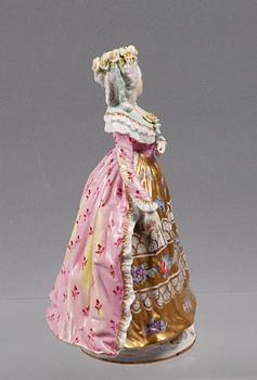 FIGURIN, porslin, Sevrès liknande märke, 1800-tal.
