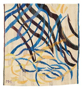 MARIN HEMMINGSSON, A TEXTILE, tapestry weave, ca 59,5 x 55 cm, signed MH.