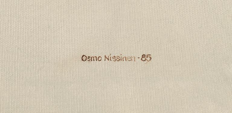 OSMO NISSINEN, olja på duk, signerad och daterad -85.