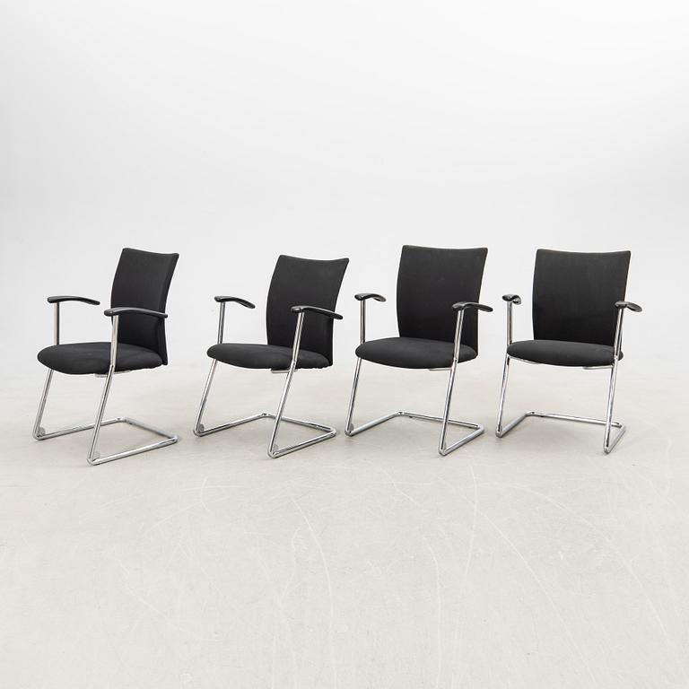 Chairs, 4 pcs, later part of the 20th century.