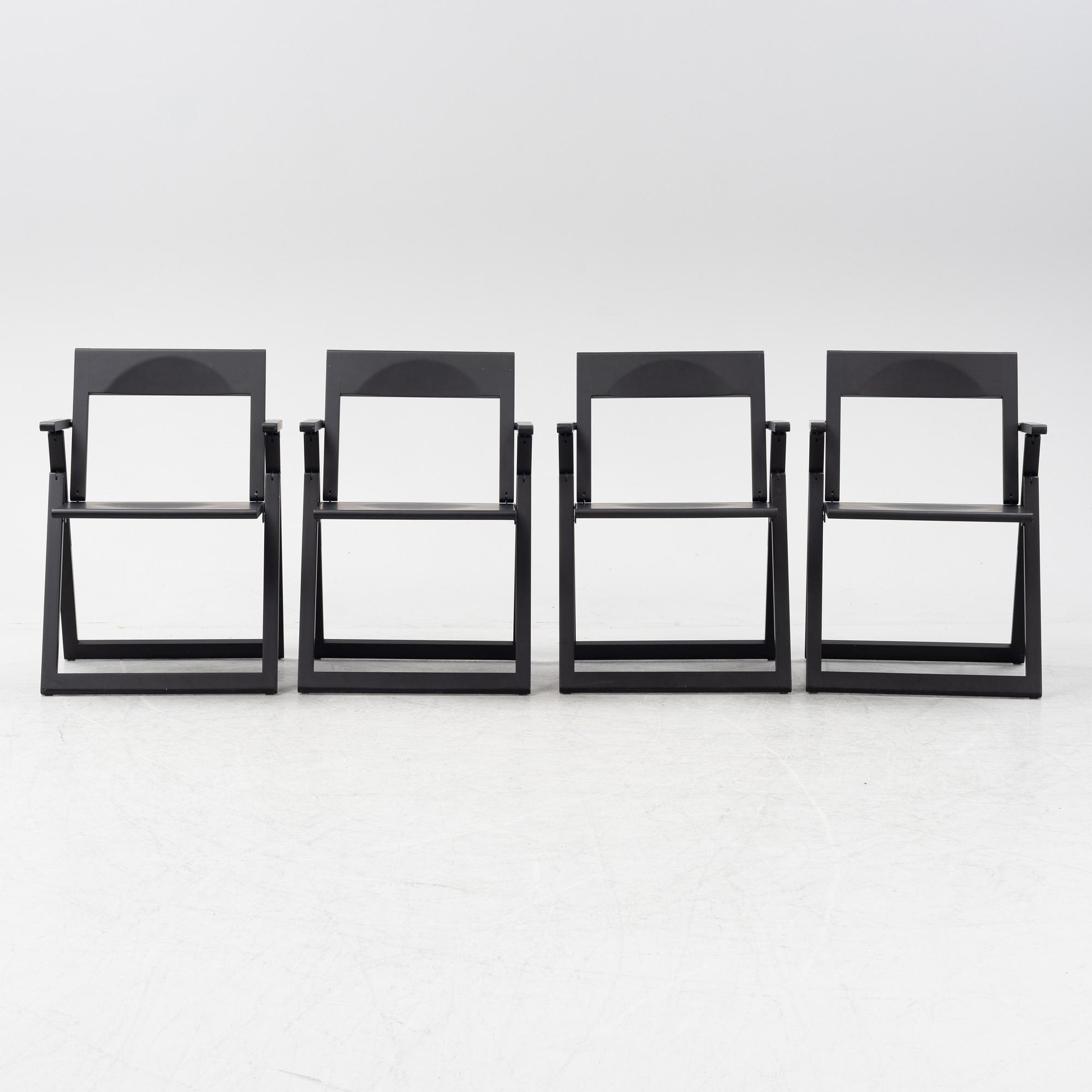 Marc Berthier, a set of four 'Aviva' chairs, Magis, Italy.