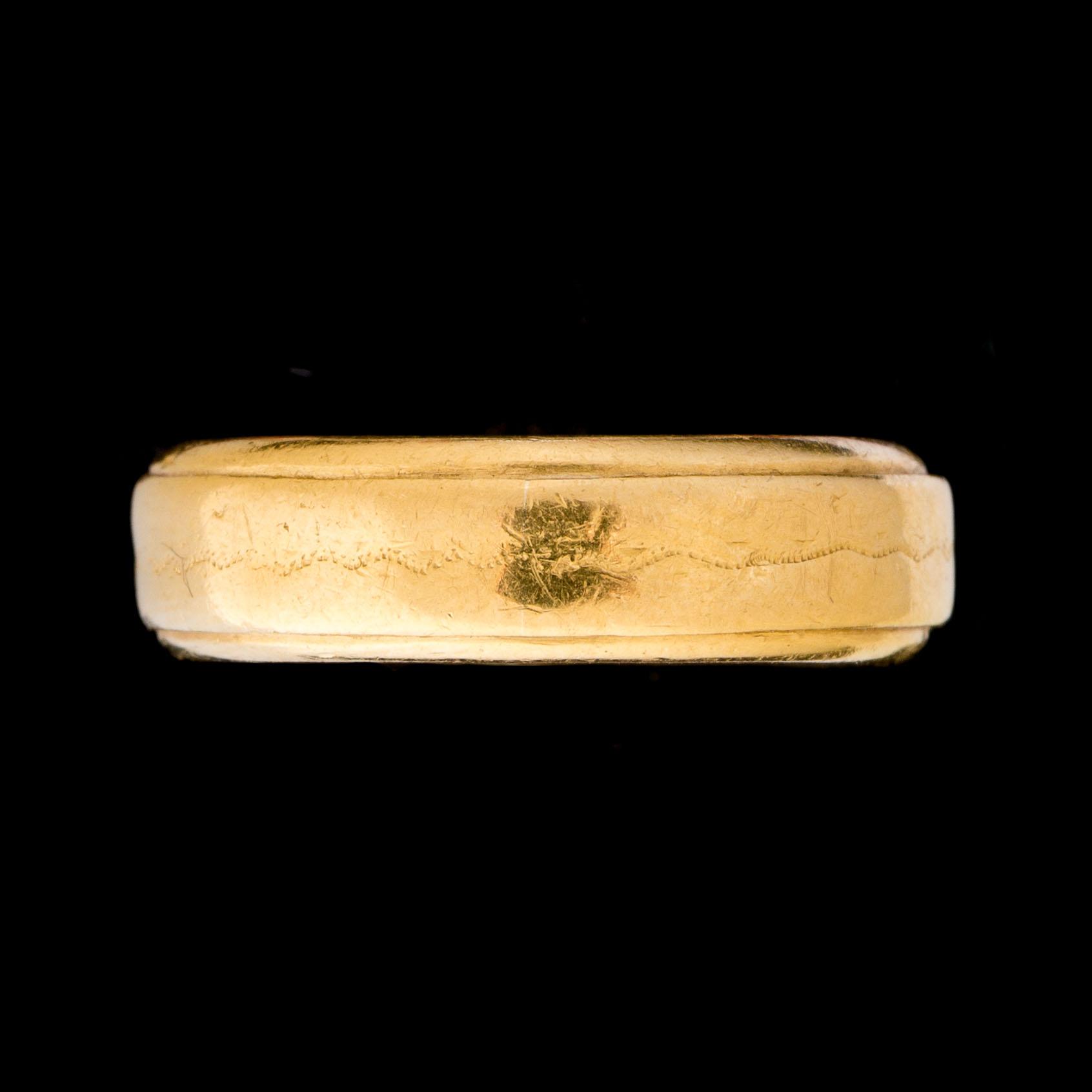 RINGAR, 2 st, 18 k. Vikt ca 10 g.
