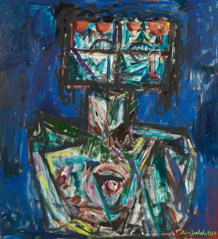 Alpo Jaakola, 'Laughing self-portrait arfter the war'.