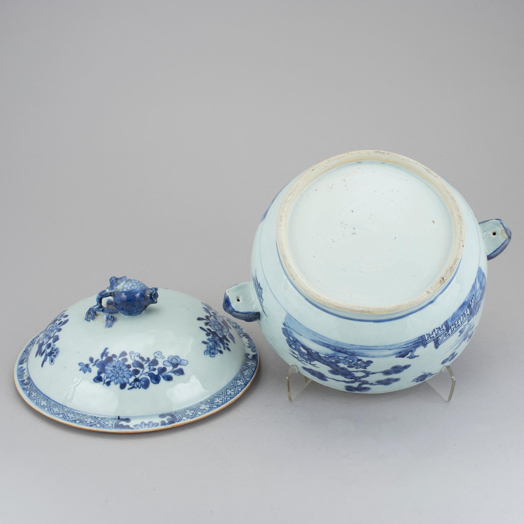 TERRIN, kompaniporslin, Kina, Qingdynastin, Qianlong (1736-95).